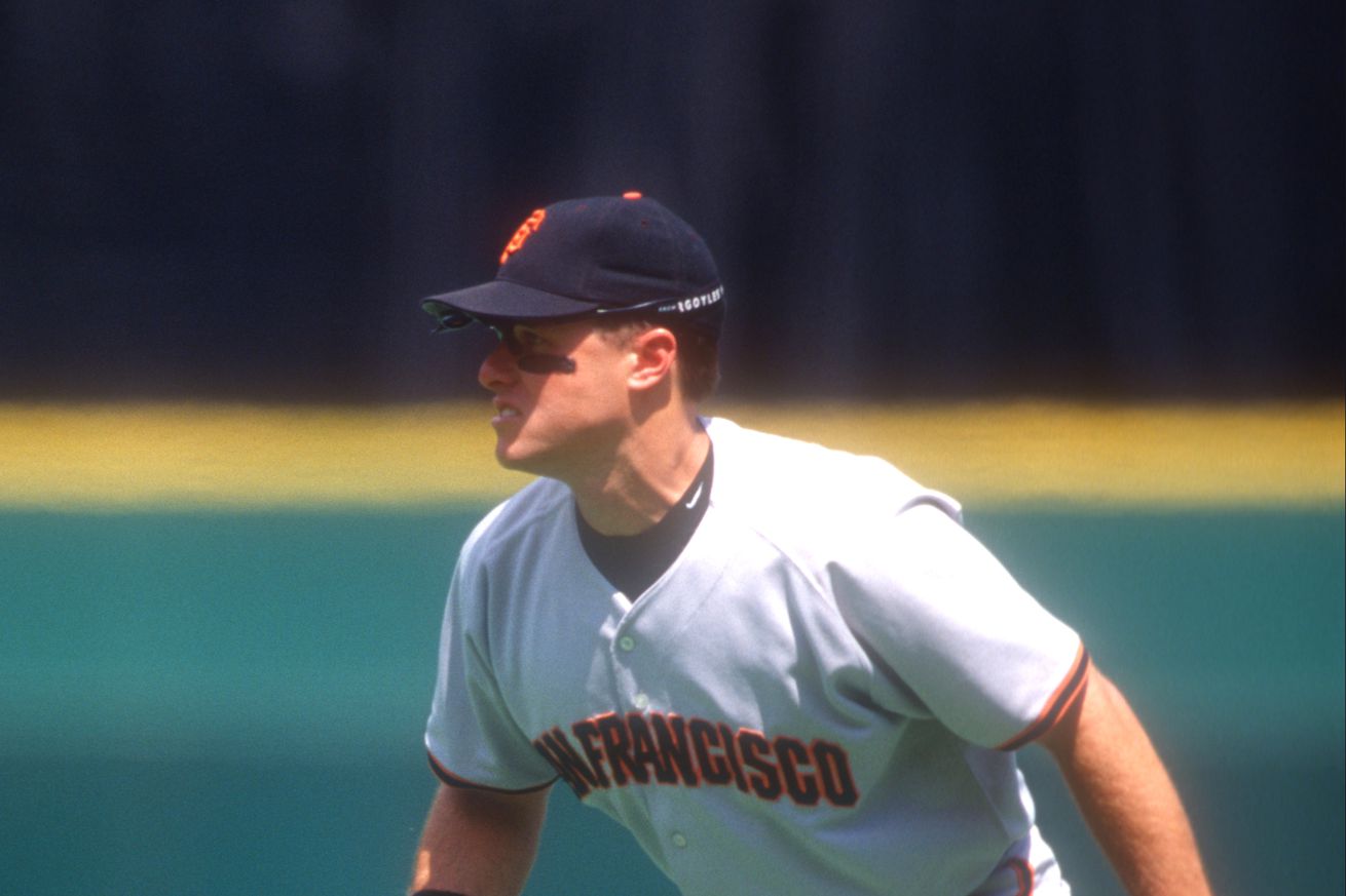 J.T. Snow at first base.