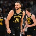 Stephen Curry of the Warriors, who are in thick of the West's Play-In race