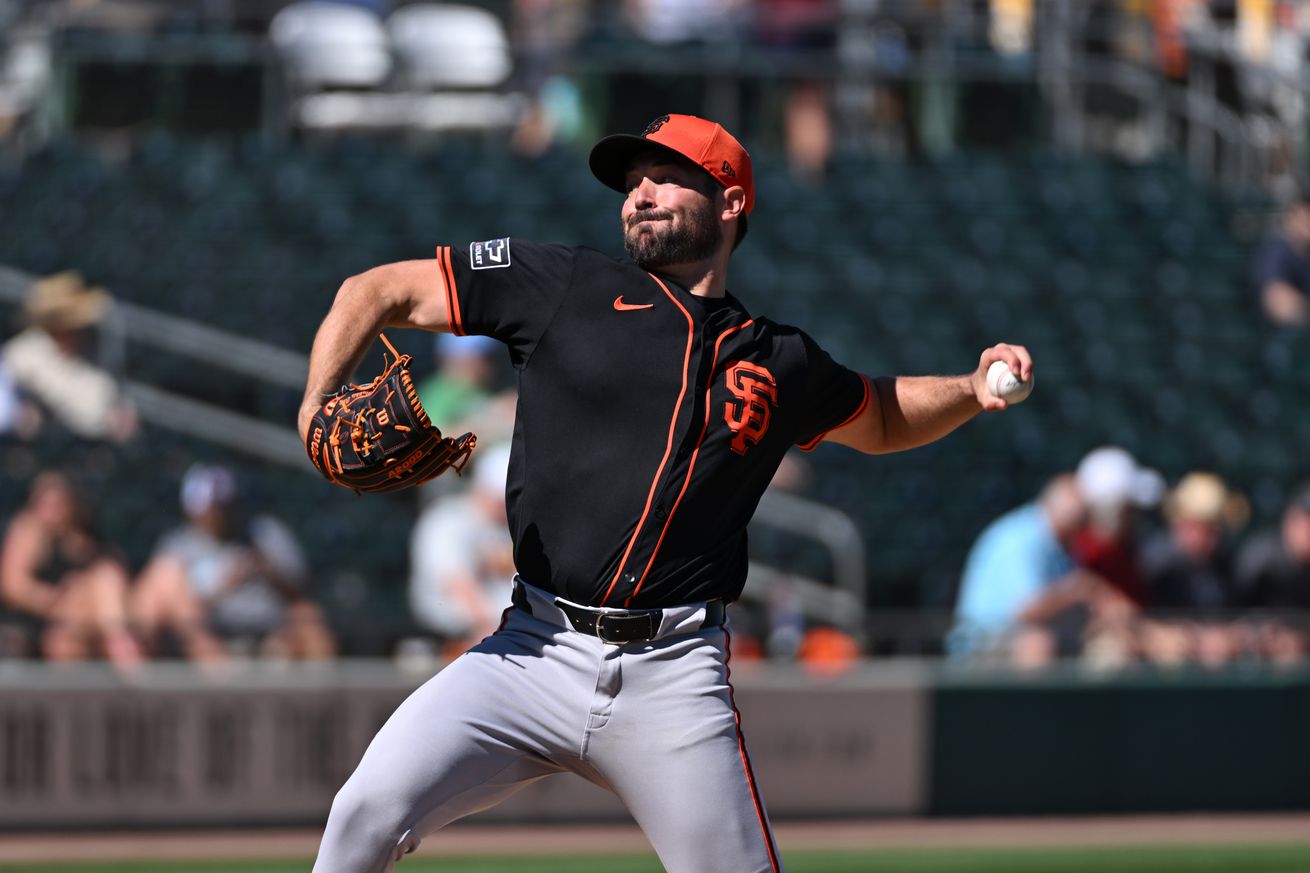 Robbie Ray throwing a pitch. 