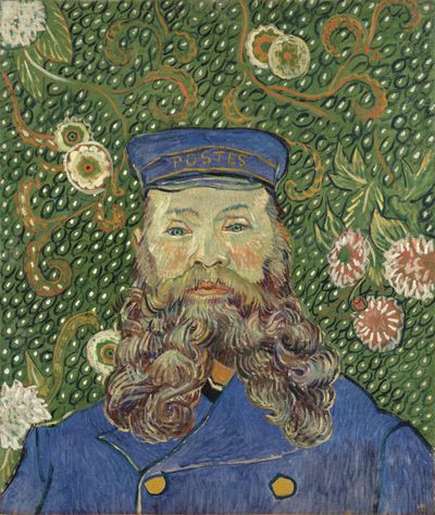 Portrait of the Postman Joseph Roulin by Vincent van Gogh