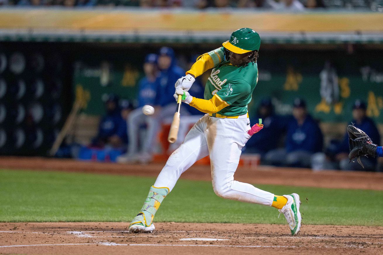 MLB: Texas Rangers at Oakland Athletics