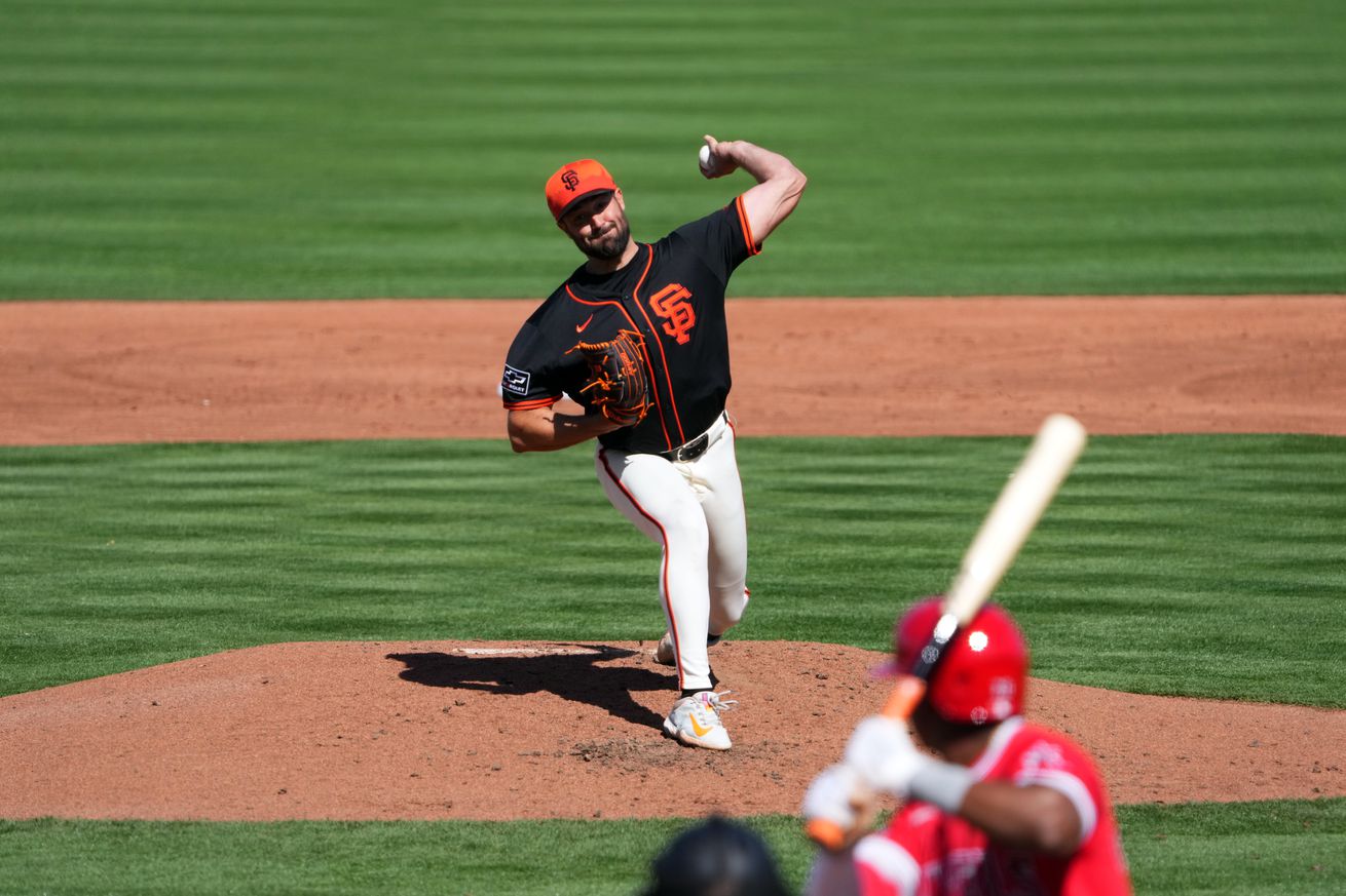 MLB: Spring Training-Los Angeles Angels at San Francisco Giants