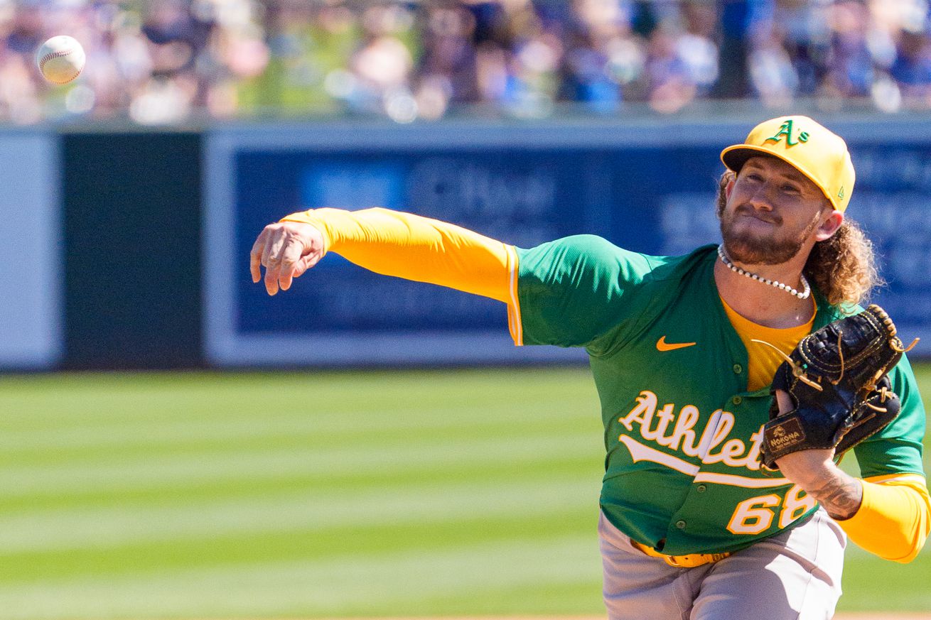 MLB: Spring Training-Oakland Athletics at Los Angeles Dodgers