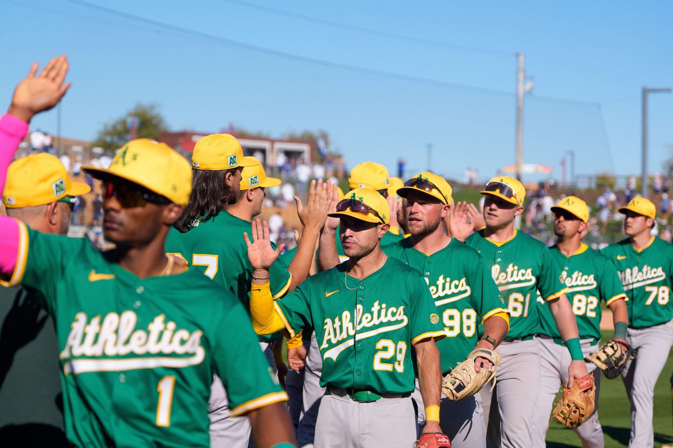 MLB: Spring Training-Oakland Athletics at Los Angeles Dodgers